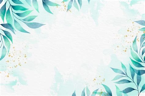 Premium Vector Hand Painted Watercolor Nature Background