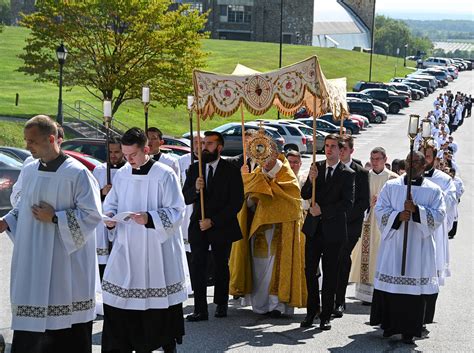 A Eucharistic Procession And The Rock Of The Church