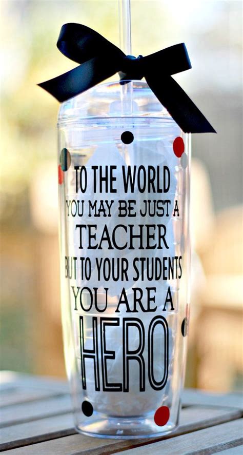 This gift is a simple gesture that shows you pay attention and accredited help graduate students advance their education in a flexible format. Personalized teacher Tumbler Teacher by TheeClosetCrafter ...