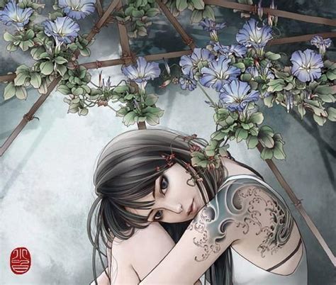 Zhang Xiao Bai Tattoo Illustration Asian Art Beautiful Art