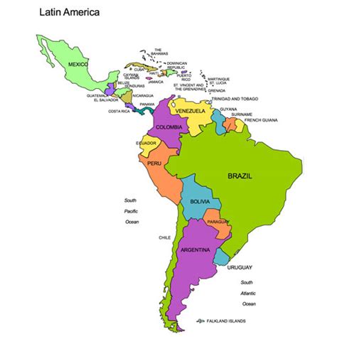 Latin America Regional Printable Pdf And Editable Powerpoint Map