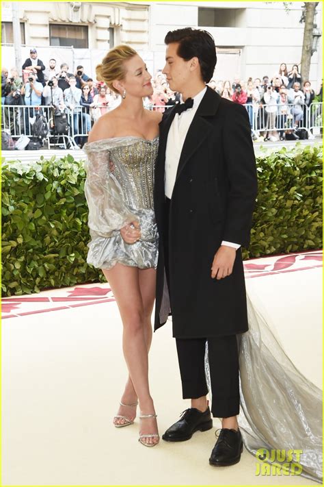 Riverdale S Cole Sprouse Lili Reinhart Make Red Carpet Debut At Met