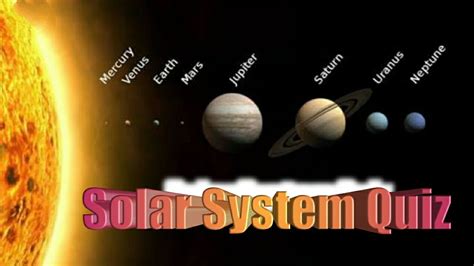 Solar System Quiz Youtube