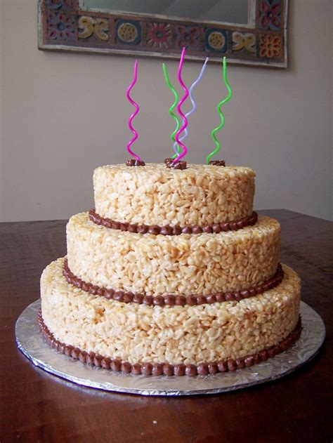 Awesome Birthday Cake Rice Krispie Treats Dont Miss Out