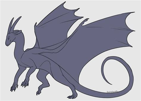 FREE Adoptable Dragon Base by SoulsplosionAdopts | Dragon base, Art