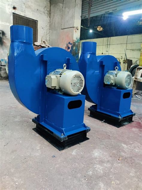 Blue Centrifugal Blower Extruder Industrial Blowers For Commercial At