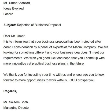 I want to wright a letter to insurance company regarding name change in policy? proposal rejection letter in 2020 | Rejection, Proposal writing, Career change cover letter