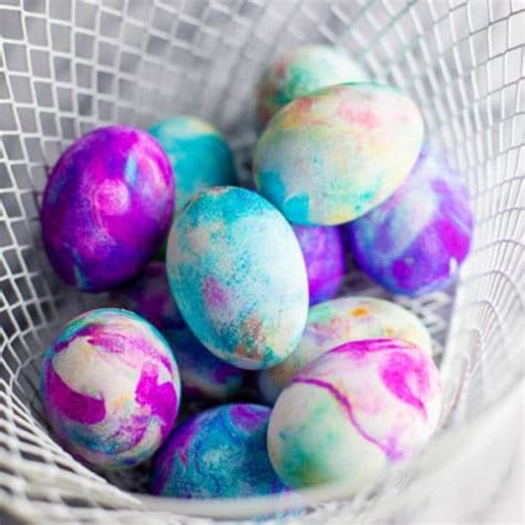 Dying Easter Eggs With Cool Whip Or Shaving Cream Boulder Locavore