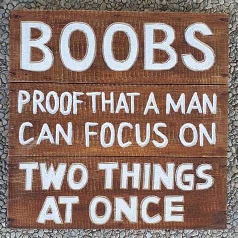 Boobs Proof That Men Can Focus On Two Things At Once 30 X Etsy