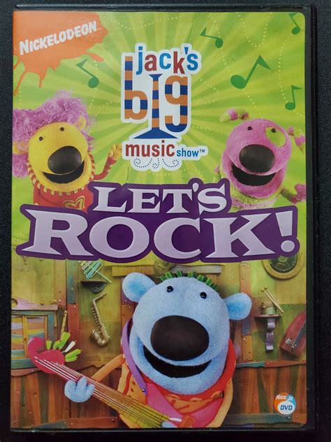 Jacks Big Music Show Lets Rock Dvd 2007 Nickelodeon Nick Jr Jon