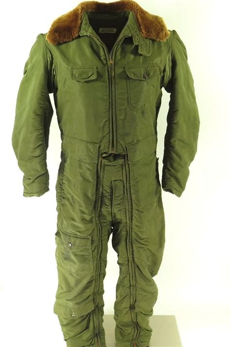 Vintage 40s Wwii Colvinex Electrical Heated Flight Suit Coveralls 40