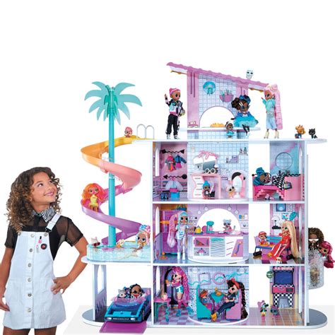 Lol Surprise Omg House Of Surprises New Real Wood Doll House With 85