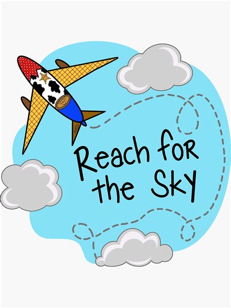 Reach For The Sky Sticker For Sale By Jimmyrudy Redbubble