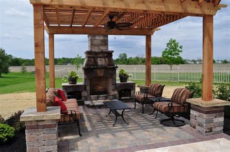Landscaping Mason Oh Lee Outdoor Living Project Outdoor Fireplace