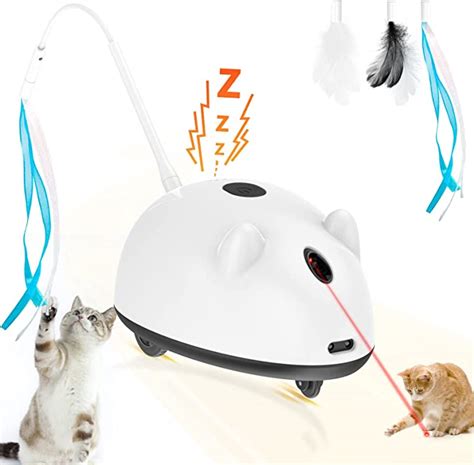 Cat Toys For Indoor Cats Automatic Cat Mouse Toys With Real Mouse