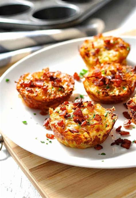 Cheese And Bacon Muffin Tin Hash Browns Precision