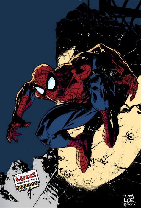 Thought Id Share My Coloring Of A Jim Lee Spider Man Drawing Anything
