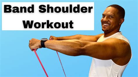 Resistance Band Shoulder Workout All The Shoulder Exercises That You