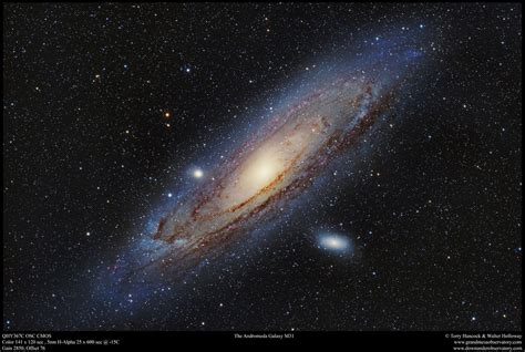 The Andromeda Galaxy M31 With H Alpha The Andromeda