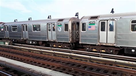ᴴᴰ Nyc Subway R62a 6 Trains At Whitlock Ave Youtube