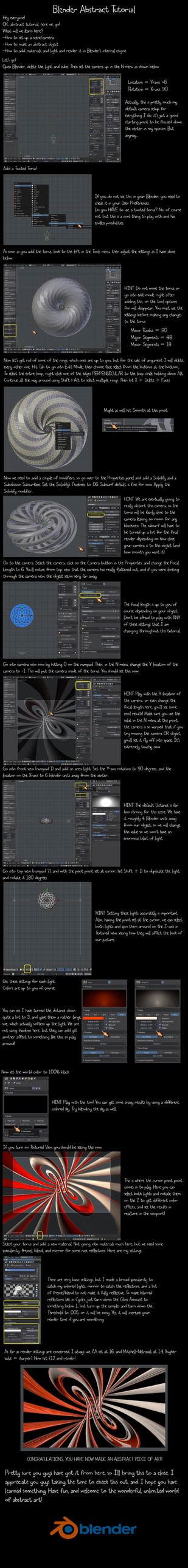 Blender Abstract Tutorial By Vickym72 On Deviantart