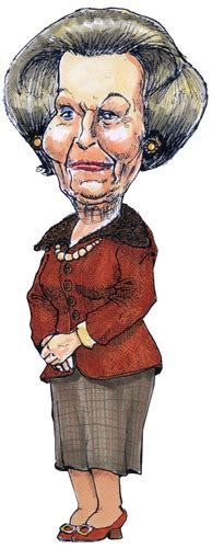 Queen Beatrix Of The Netherlands By Jean Gouders Cartoons Famous