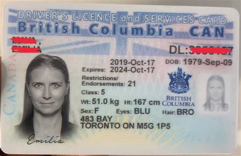 British Columbia Drivers License Scannable Fake Id