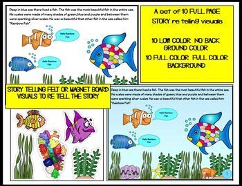 Red rainbowfish is one popular example. Free THE RAINBOW FISH -STORY SEQUENCING- RE-TELLING ...