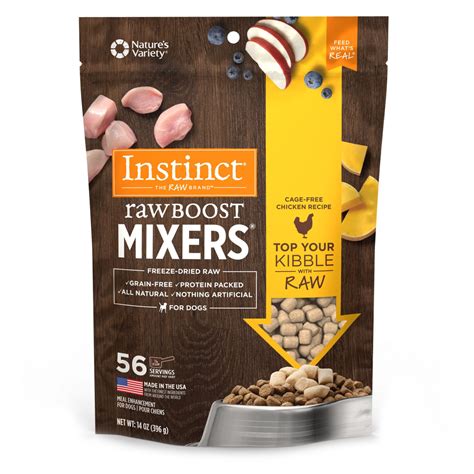 Northwest naturals raw dog nuggets is best affordable raw pet food in our review. Instinct® Raw Boost Mixers Dog Food Topper - Grain Free ...