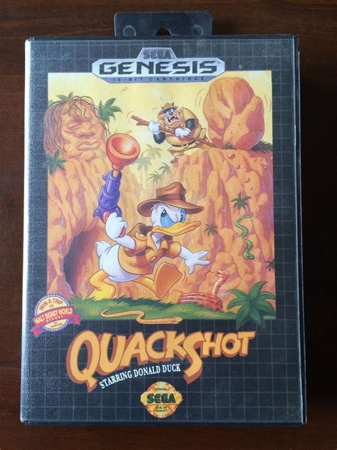 Quackshot Starring Donald Duck Completed Sega Genesis 1991 Testedfree