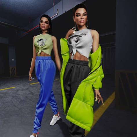 Sims 4 Hip Hop Set Jacket Pants Tank By Coolcontentstar From