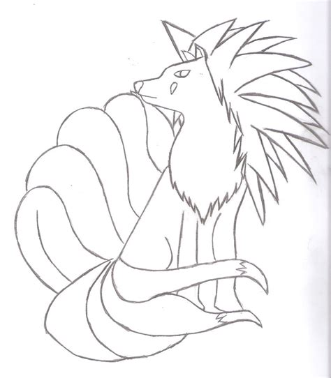 Ninetales Pokemon Coloring Pages Coloring Pages