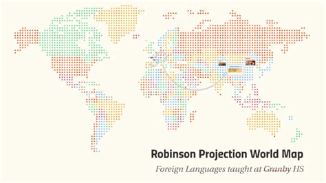 Robinson Projection World Map By Rosa Coronel