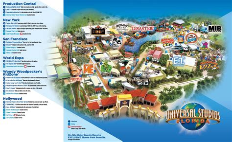 Map Of Universal Studios Orlando Universal Map Florida Usa