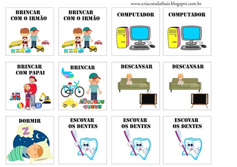 Quadro De Rotina Escolar Autismo Para Imprimir