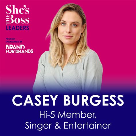 Casey Burgess Hi 5 Member Singer And Entertainer Shes The Boss Group