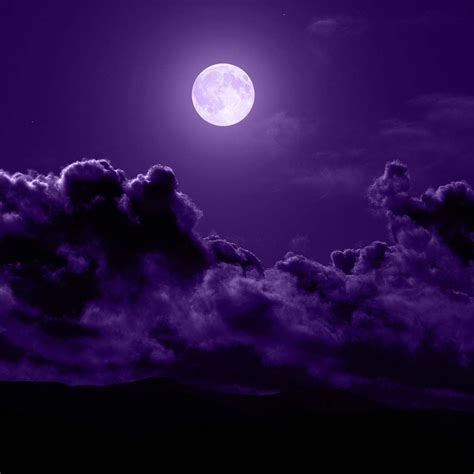Pin By Rose Panuccio On Nature Purple Sky Beautiful Moon Purple