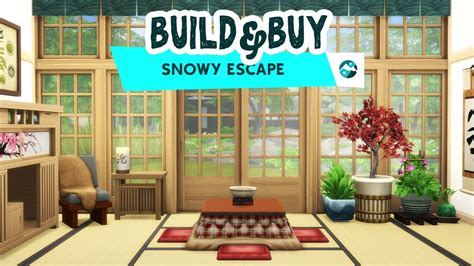 Build And Buy The Sims 4 Snowy Escape Youtube