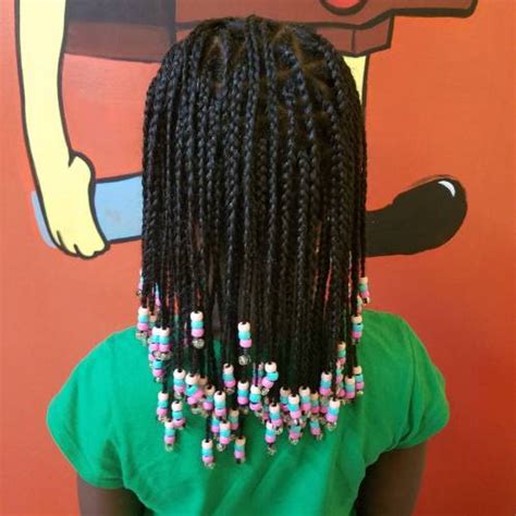 30 Braids And Beads Hairstyles For Kids Hairdo Hairstyle
