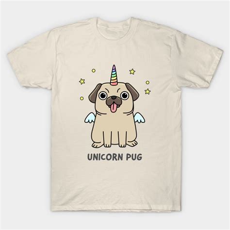 Unicorn Pug Unicorn T Shirt Teepublic