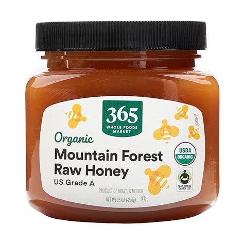 Organic Mountain Forest Raw Honey 16 Oz At Whole Foods Market