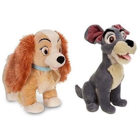 Disney Store Exclusive Lady And The Tramp Plush Set Featuring 11 Lady