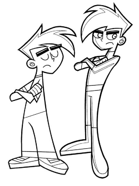 Danny Phantom Coloring Pages - Learny Kids