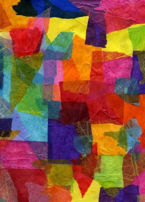 Color Works By Cassandra Donnelly Tissue Paper Art Inspirational