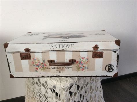 Vintage Koffer Alten Koffer In Shabby Vintage Ein Designerstück