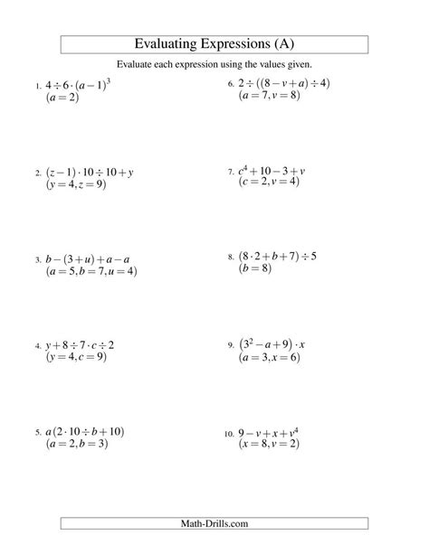 Pacing guides, assessments, answer keys, and implementation tools are… maneuvering the middle. The Evaluating Four-Step Algebraic Expressions with Three ...