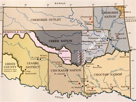 Maps And History Of Oklahoma County 1830 19001 Oklahoma History