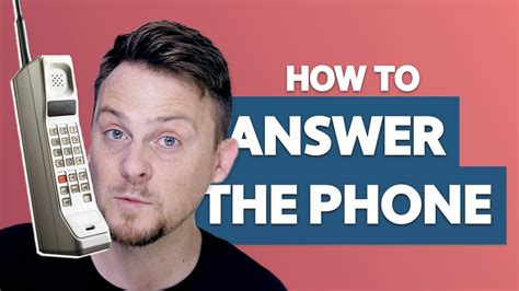 How To Answer The Phone In English Youtube