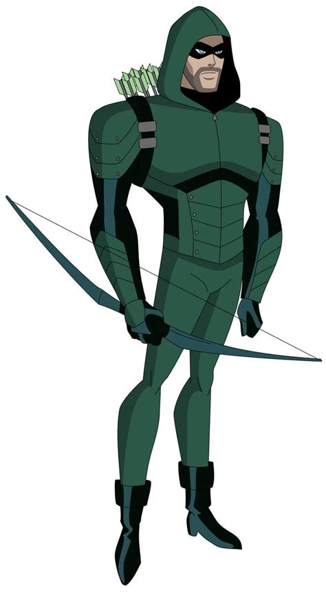 Commission Cw Arrow Oliver Queen Dcau Style By Amtmodollas On Deviantart