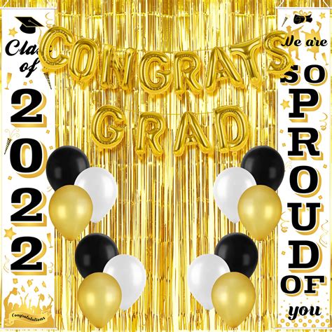 Buy Graduation Party Decorations 2023 Congrats Class Of 2023 Backdrop